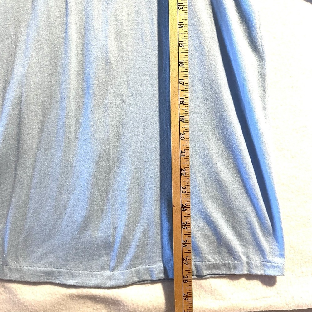 Vintage 70s Nashville Music City Single Stitch T Shirt Made in USA Blue - Picture 8 of 10